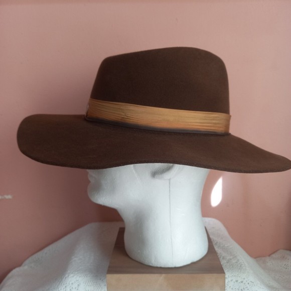 Freya X Hampui Women\'s Sun Outdoor Brown Felt Wool Hat Size Large main image 9